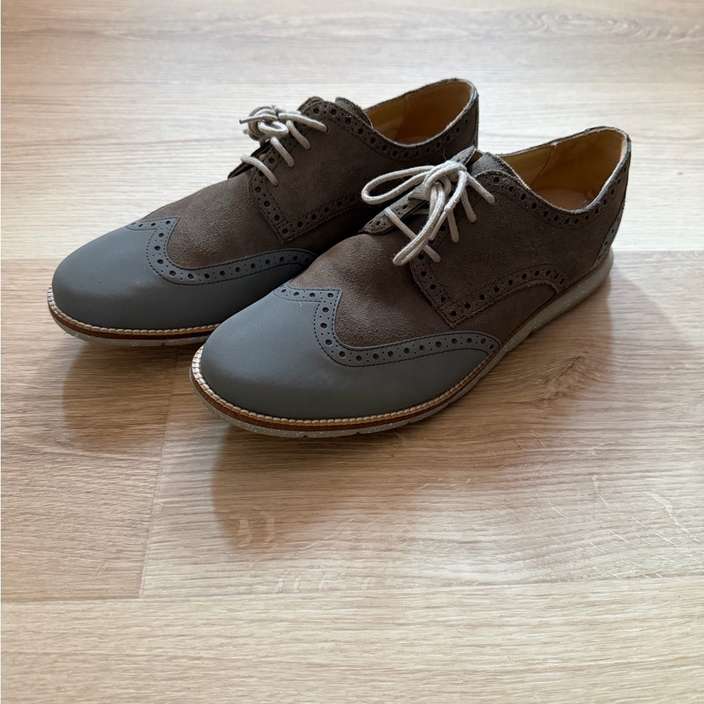 Cole Haan Gray Oxfords